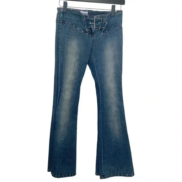 Vintage Santa Barbara Clothing Co Low rise, boot cut, flare jeans Size 3 - Picture 1 of 9
